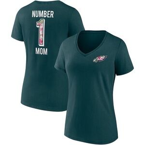 NWT 🏷️ Women's Fanatics Midnight Green Philadelphia Eagles Mother’s Day T- shirt
